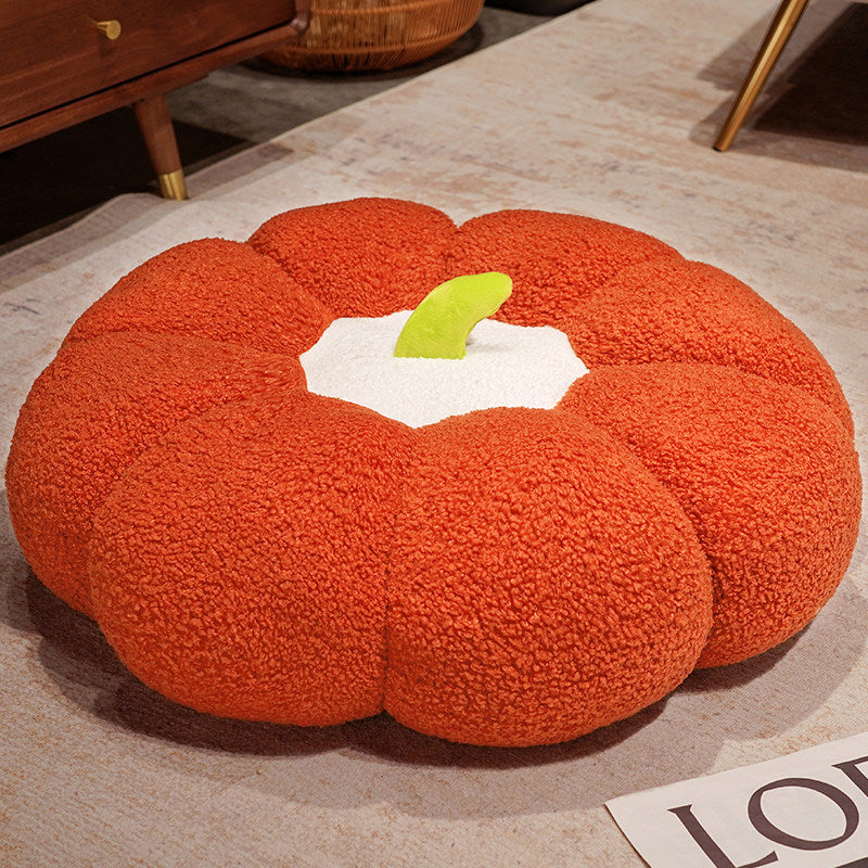 Simple pumpkin plush toy in large